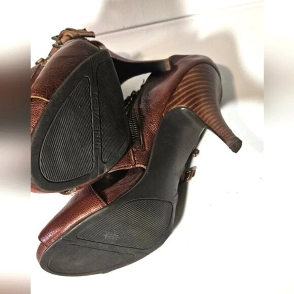 FREE ADD ON TO BUNDLE Nine West Leather HiLife Heeled - Picture 6 of 8